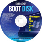 Windows Emergency Boot Disk - For Windows 98  2000  Xp  Vista  7  10 Pc Repair D