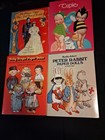 Lot 4 Vtg Paper Dolls Books Princess Di Cupie Peter Rabbit Dolly Dingle Uncut