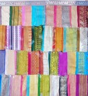 Very Rare Lot Antique Vintage Sari Trim Lace Edging Ribbon 25 Pieces Craf Ds64a
