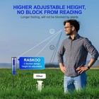 Upgraded Rain Gauge Outdoor  Freeze Proof Rain Gauge With Silicone Cover Lev   