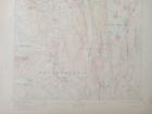 Antique Rare Find -1908 Topography Map Of Massachusetts U s  Geological Survey