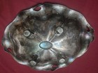 Antique Reed And Barton Art Nouveau Iris Flowers Footed Centerpiece Bowl