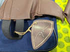 Dy on 1424l Classic Brown Leather Zipper Half Chaps - Sz  L - Nwt