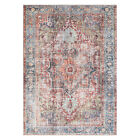 Rugshop Large Rugs Traditional Distressed Machine Washable Living Room Rug 10x14