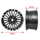 New 18x8 Machined Black Wheel Fits For Ford Fusion 2017 2018 Quality Rim Us
