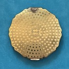 Vintage Stratton English  Gold Renaissance Enamel Powder Compact Mirror
