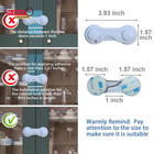 Cabinet Door Locks For Baby Proofing And Child Safety  4 Pack Childproof Cabinet