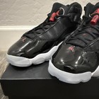 Air Jordan 6 Rings 323419-064 Sneaker Kids Boys Black Gs Basketball Shoes Ef91