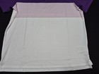 Nike Court Dri-fit Advantage Tennis Shirt White Purple Men   s Sz Large Fz6916-506