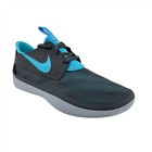 Nike Solarsoft Moccasin Iron Ore Polarized Blue Mens Athletic Sneaker