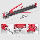 24-inch Manual Tile Cutter With Laser Cutting Guide Porcelain Tile Cutter