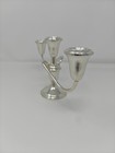 Vintage Reed   Bartona Sterling Silver Weighted Convertible 3-light Candelabra