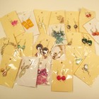 Wholesale Lot 20 Pairs Assorted Styles   Colors Handmade Beaded Dangle Earrings