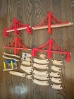Brio Train Set Lot Bridge Tracks Wooden Mixed Brands