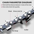 16 Inch Bar And Chain Combo  16-inch Replacement Chainsaw 16 Inches 