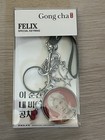 Stray Kids Felix Gong Cha Special Keyring - White   Red - New Sealed Gongcha