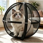 Outdoor Rolling Cat Tent Pop Up Mesh Ball Portable Breathable Exercise Playpen