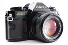   near Mint-   Canon Ae-1 Program Slr Film Camera   New Fd Nfd 50mm F 1 4  Japan