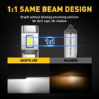 M4 H11 Led H16 Fog H8 Light Bulb Halogen Replacement White Fanless 1-10set