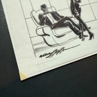 Neal Adams Original Art Sketch Signed Advertising Storyboard Comic Book Artist