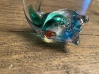 Vintage Lefton Glass Seal Green And Blue Seal Sea Lion   Numbered   07350