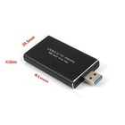 Msata To Usb 5gbps Usb 3 0 To Msata Ssd Enclosure Case Hard Disk Hdd Case
