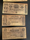 Nice Vintage Confederate Currency Reproduction Set  a  Original Envelope Antique
