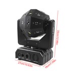 Rgbw Led Laser Moving Head Stage Light Dmx Dj Disco Party Effect Lighting Usa