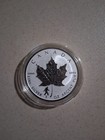 2016  5 Silver Maple Leaf - Bigfoot Privy Reverse Proof Bu   1oz  9999 Silver