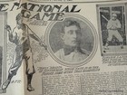 1907 Rare Honus Wagner Pirates Baseball Newspaper Democrat Chronicle Rochester