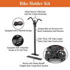 Bike Holder Of Hooke Road Tailgate Rear Cargo Rack For Jeep Wrangler Jk 07-18