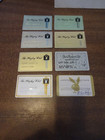 8 Playboy Club Key Cards Hugh Hefner Free Shipping