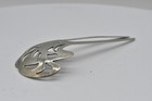Vintage Napier Nickel Silver Handwrought Hair Fork Early Art Deco