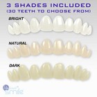 Instant Smile 30 Assorted Temporary Tooth Kit Deluxe 3 Shades Replacement Kit