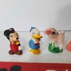 Vintage Walt Disney Productions Candle Set Of 6 In Box Mickey Mouse Donald Duck 