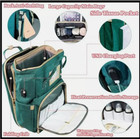 Diaper Bag Backpack With Changing Station Baby Backpack Diaper Bag Port Green