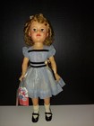 Rare Vintage 1950s Shirley Temple Doll With Gold Star Box  Flirty Eyes  And Pin