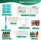 Edsrdrus Diy Soap Making Kit With Base  Molds  Petals   Fragrance Oils