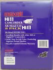 Lot Of  8  Maxell Hi8 Xr-metal 120  Digital 8 Camcorder Tape  Brand New Sealed