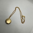 Vintage Disney Donald Duck Gold Tone Locket Pendant Necklace Contemporary
