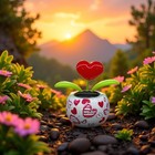 Red Solar Powered Dancing Figurines Toy - 1 Inch X 1 X 0 2 Inches