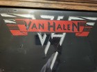 Vintage Van Halen Glass  Wooden Frame Picture 1978-1984 Rare 13 1 2    19 1 2