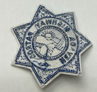 Vintage Nevada Highway Patrol Blue   Silver Star 3  Hat Vest Patch Unused