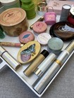 Vintage Mcm 1960s Acrylic Plastic Vintage Vanity Lot Pefume Lipstick Powder Avon