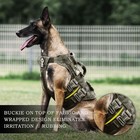 Tactical Dog Harness K9 Dog Training Vest Adjustable Padded Police Service Dog