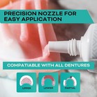 Extra Strong Denture Adhesive Cream  12 Hour Hold Dental Glue  Waterproof  Zi   