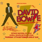 David Bowie Retro Summer Concert Hoodie  - Gold