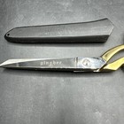 Gingher 8  Gold Handled Dressmakers Shears - Knife-edge Scissors  Made In Italy