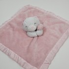 Carter s Pink Bear Plush Security Blanket Satin Trim Lovey Baby Girl Soft Toy