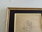 Disney   s Snow White   Seven Dwarfs  1937  Sleepy Original Pre-production Drawing